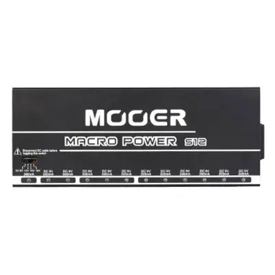 MOOER Macro Power S12 Gitáreffekt tápegység