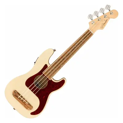 Fender Fullerton Precision Bass Uke Olympic White Basszus ukulele