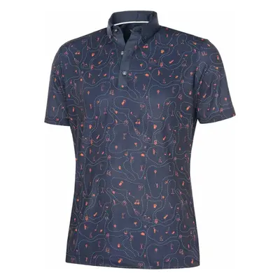 Galvin Green Miro Mens Navy/Orange Rövid ujjú póló