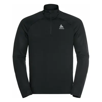 Odlo The Essential Ceramiwarm Mid Layer Half Zip Black Futópulóverek