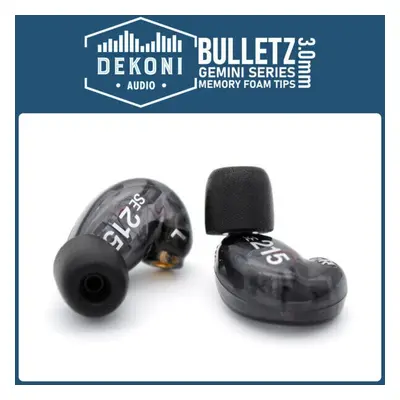 Dekoni Audio ETZ-GEMINI-SM Black Dugók fejhallgatóhoz