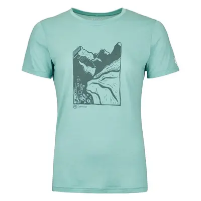 Ortovox Cool Tec MTN Cut TS Womens Aquatic Ice Póló