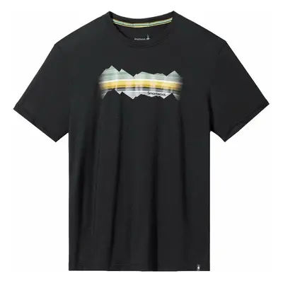 Smartwool Mountain Horizon Graphic Short Sleeve Tee Black Póló