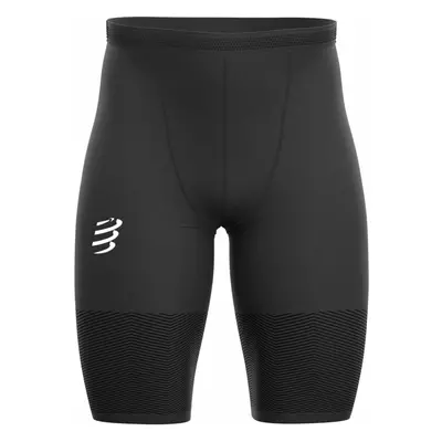 Compressport Run Under Control Short Black Futórövidnadrágok