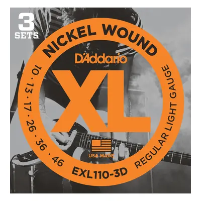 D'Addario EXL110-3D Elektromos gitárhúrok