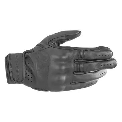 Alpinestars Dyno Leather Gloves Black/Black Motoros kesztyűk