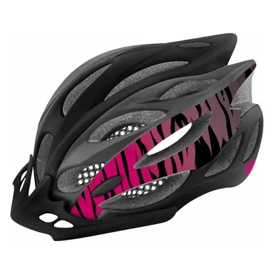 R2 Wind Helmet Black/Gray/Pink Kerékpár sisak