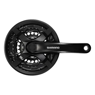 Shimano Tourney FC-TY501 mm 28T-38T-48T Square Taper Riveted Hajtómű