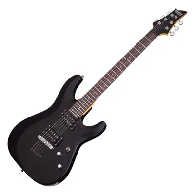 Schecter C-6 Deluxe Satin Black Elektromos gitár