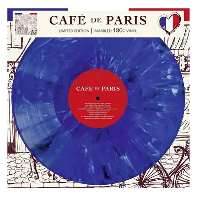 Various Artists - Café De Paris (Limited Edition) (Numbered) (Blue Marbled Coloured) (LP)