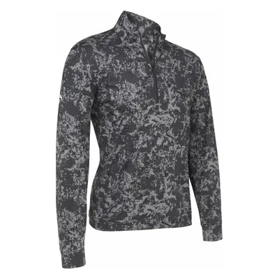 Callaway Camo Sun Protection 1/4 Zip Caviar Pulóver