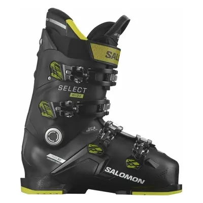 Salomon Select Wide Black/Acid Green/Beluga Alpesi sícipők