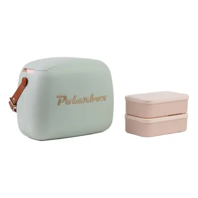 Polarbox Urban Retro Cooler Bag Matcha Gold L