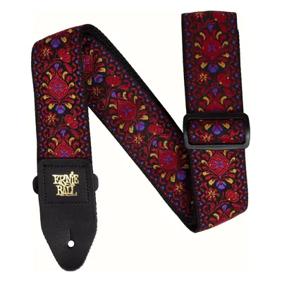 Ernie Ball Classic Jacquard Guitar/Bass Strap Textil gitár heveder Crimson Royal Bloom