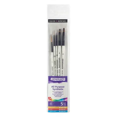 Daler Rowney Graduate Multi-Technique Brush Synthetic Ecsetkészlet db