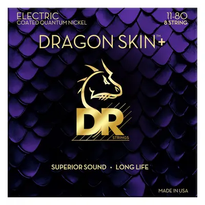 DR Strings Dragon Skin+ Coated string Heavy Elektromos gitárhúrok