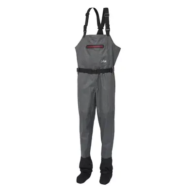 DAM Comfortzone Breathable Chest Wader Stockingfoot Grey/Black 40-41-M Melles csizma / Gázló csi