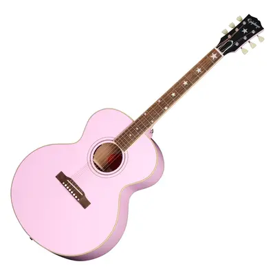 Epiphone J-180 LS Pink Elektroakusztikus gitár