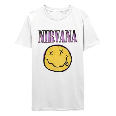 Nirvana Ing Xerox Smiley Pink White