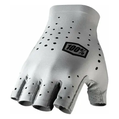 100% Sling Womens Bike Short Finger Gloves Grey Kesztyű kerékpározáshoz