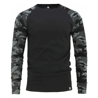 Bula Camo Merino Wool Crew Dark Grey Termikus fehérnemű