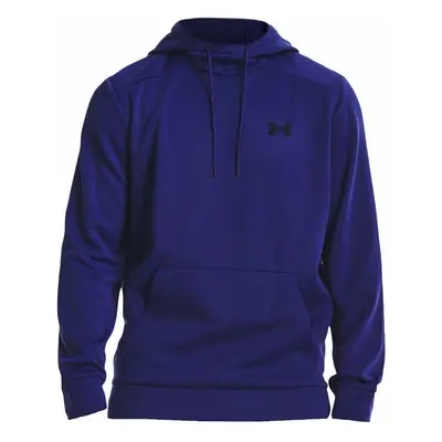 Under Armour Men's Armour Fleece Hoodie Sonar Blue/Black Fitness pulóverek