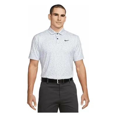 Nike Dri-Fit Tour Mens Camo Golf Football Grey/Black Rövid ujjú póló