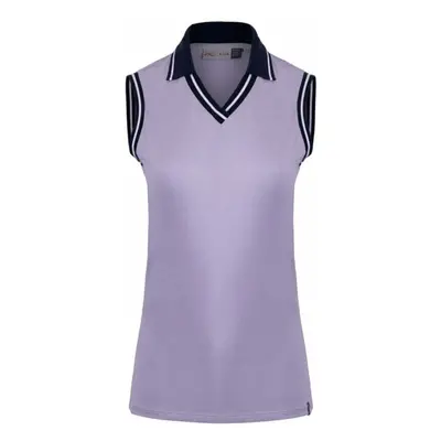 Kjus Womens Bailey V Neck S/L Wisteria Rövid ujjú póló