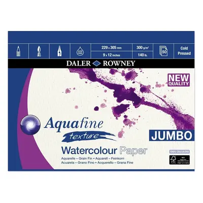 Daler Rowney Aquafine Texture Watercolour Paper Aquafine g Vázlattömb