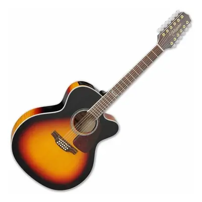 Takamine GJ72CE-12 Brown Sunburst húros elektroakusztikus gitár