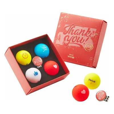 Volvik Vivid Thank You Pack Golf Balls Thank You Golflabda