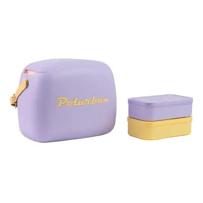 Polarbox Summer Retro Cooler Bag Pop Malva Amarillo L