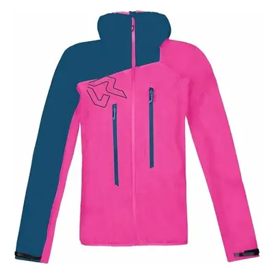 Rock Experience Mt Watkins 2.0 Hoodie Woman Super Pink/Moroccan Blue Dzseki