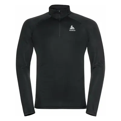 Odlo Men's ESSENTIAL Half-Zip Black Futópulóverek