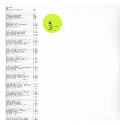 Aphex Twin - Syro (3 LP)