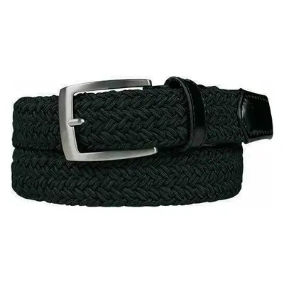 Alberto Basic Braided Mens Black cm Szalag