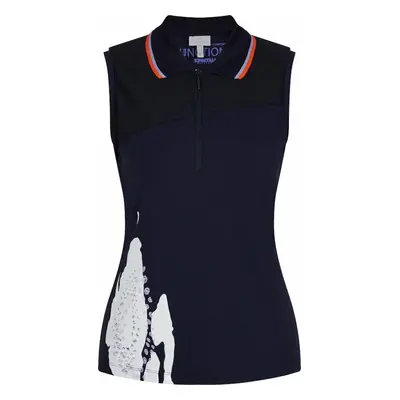 Sportalm Gerda Womens Sleeveless Deep Water Rövid ujjú póló