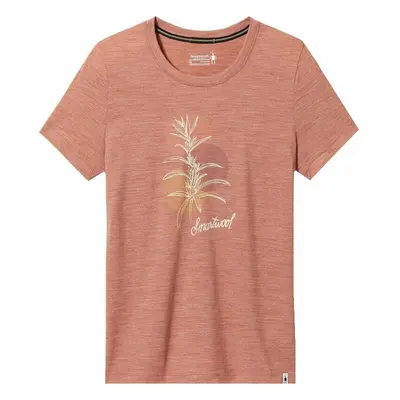 Smartwool Women’s Sage Plant Graphic Short Sleeve Tee Slim Fit Copper Heather Póló