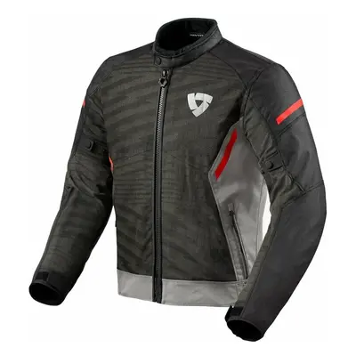 Rev'it! Jacket Torque H2O Grey/Red Textildzseki