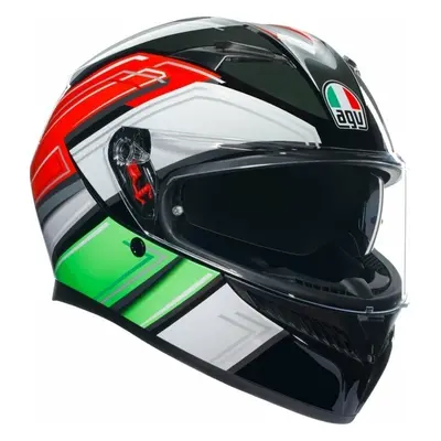 AGV K3 Wing Black/Italy Bukósisak