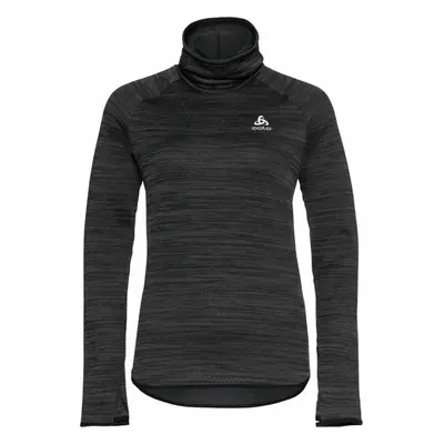 Odlo The Run Easy Warm Mid Layer Women's Black Melange Futópulóverek