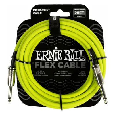 Ernie Ball Flex Instrument Cable Straight/Straight m Egyenes - Egyenes Hangszórókábel