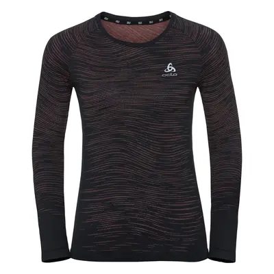 Odlo Blackcomb Ceramicool T-Shirt Black/Space Dye Hosszúujjú futópólók