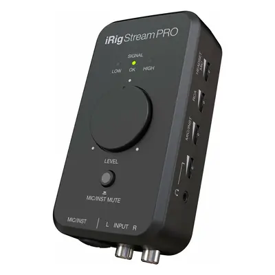 IK Multimedia iRig Stream Pro iOS és Android Audio interfész