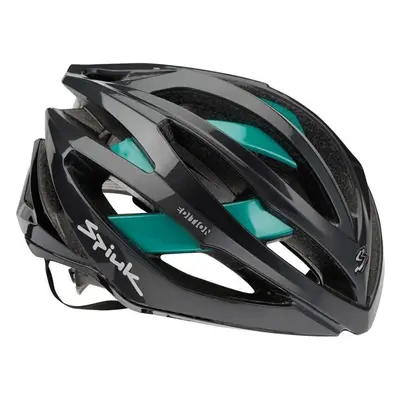 Spiuk Adante Edition Helmet Grey/Turquois Green Kerékpár sisak