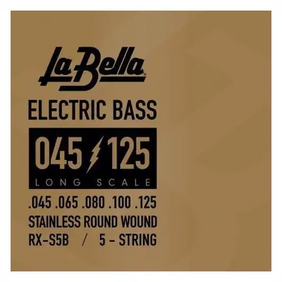 La Bella RX-S5B Bass RX Stainless Steel 45-65-80-100-125 Basszusgitár húr