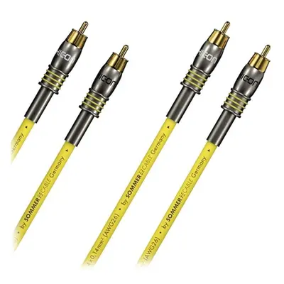 Sommer Cable HC Epilogue, Yellow, 2,00m, Pair m Sárga Hi-Fi Audio kábel