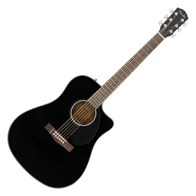 Fender CD-60SCE Black Elektroakusztikus gitár