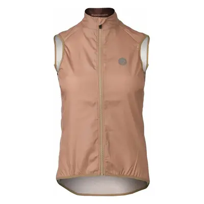 AGU Solid Wind Body Trend Women Mellény Leather