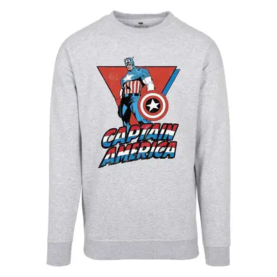 Captain America Ing Crewneck Grey